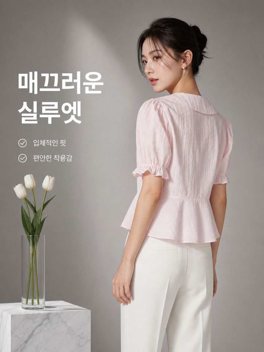 여름용 플러스 사이즈 반팔 셔츠 허리 라인으로 복부를 가리고 슬림해 보이는 청소년 스타일 셔츠
