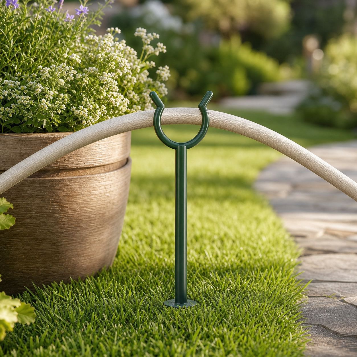 Garden Hose Holder Water Pipe Support Rack
