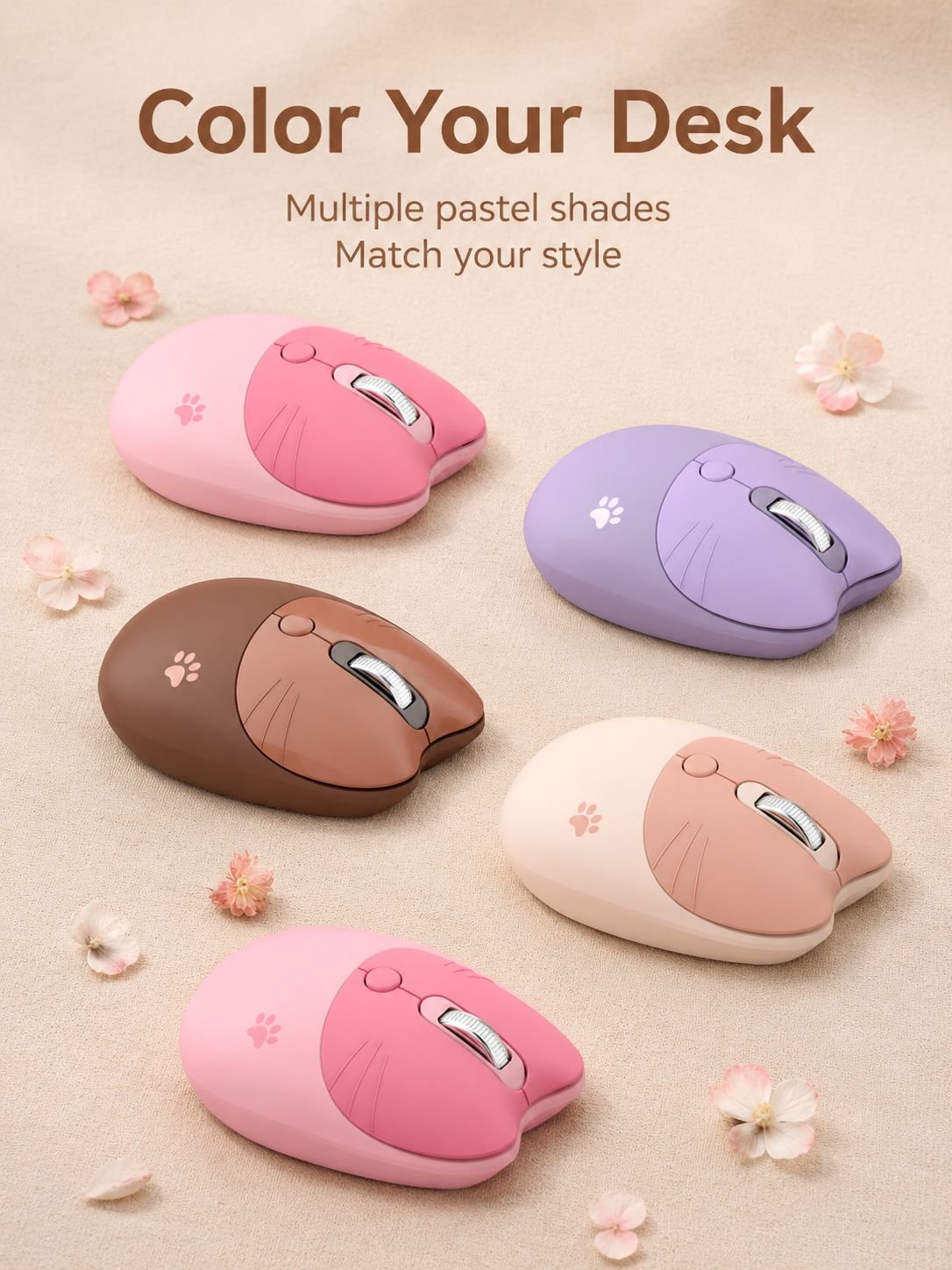 Wireless Mouse Girls Mouse Office Wireless Portable Cute