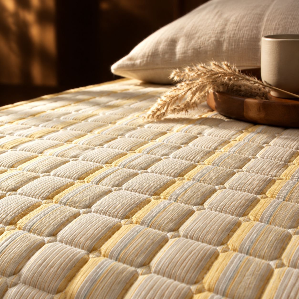 Protège-matelas drap-housse épais en coton lavé classe A