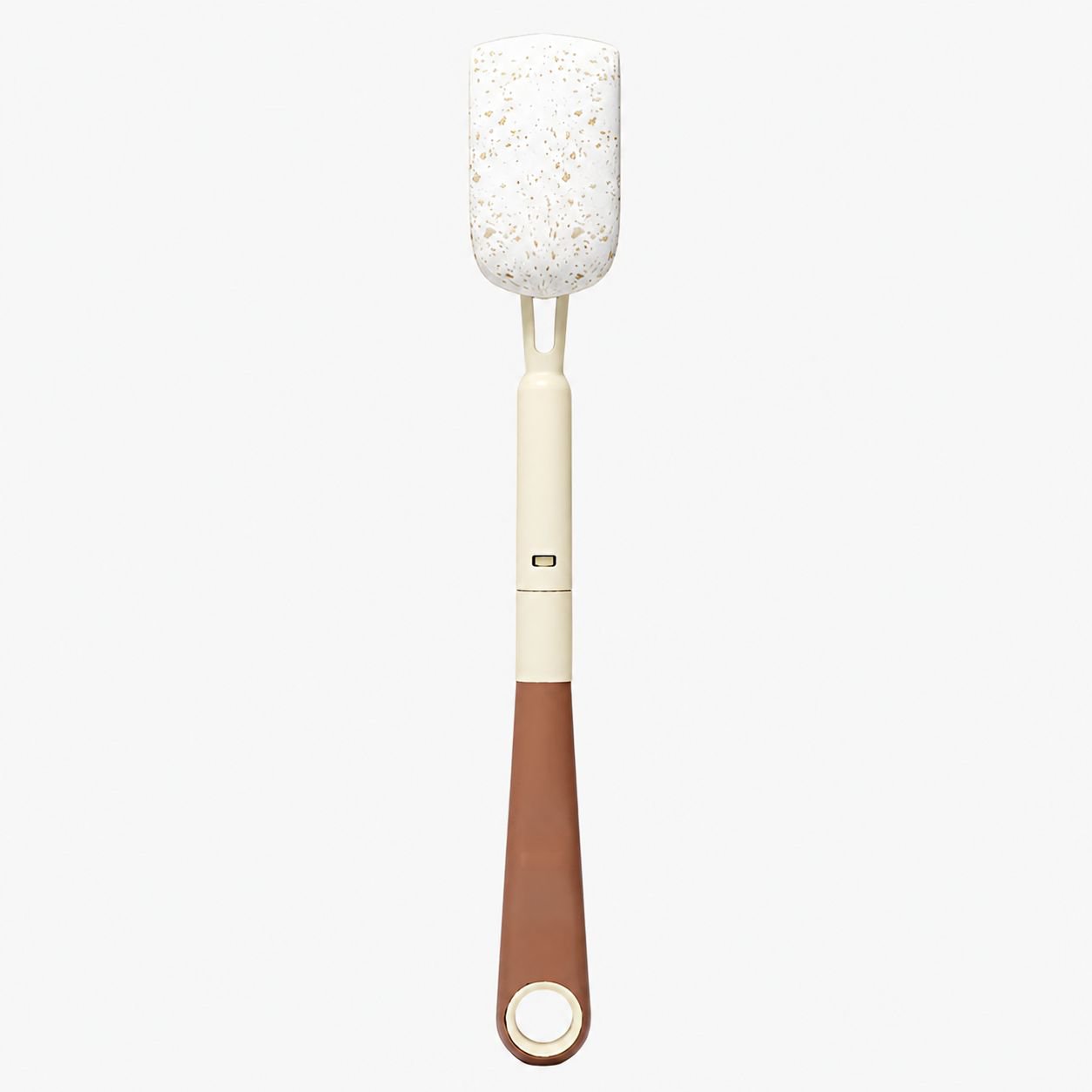 Cepillo portátil para biberón de algodón de madera, cepillo de silicona para tetina