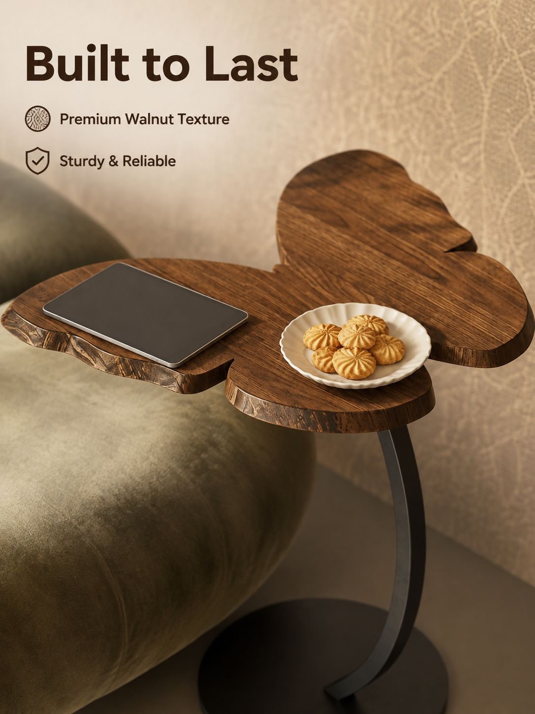 Multifunctional sofa side table