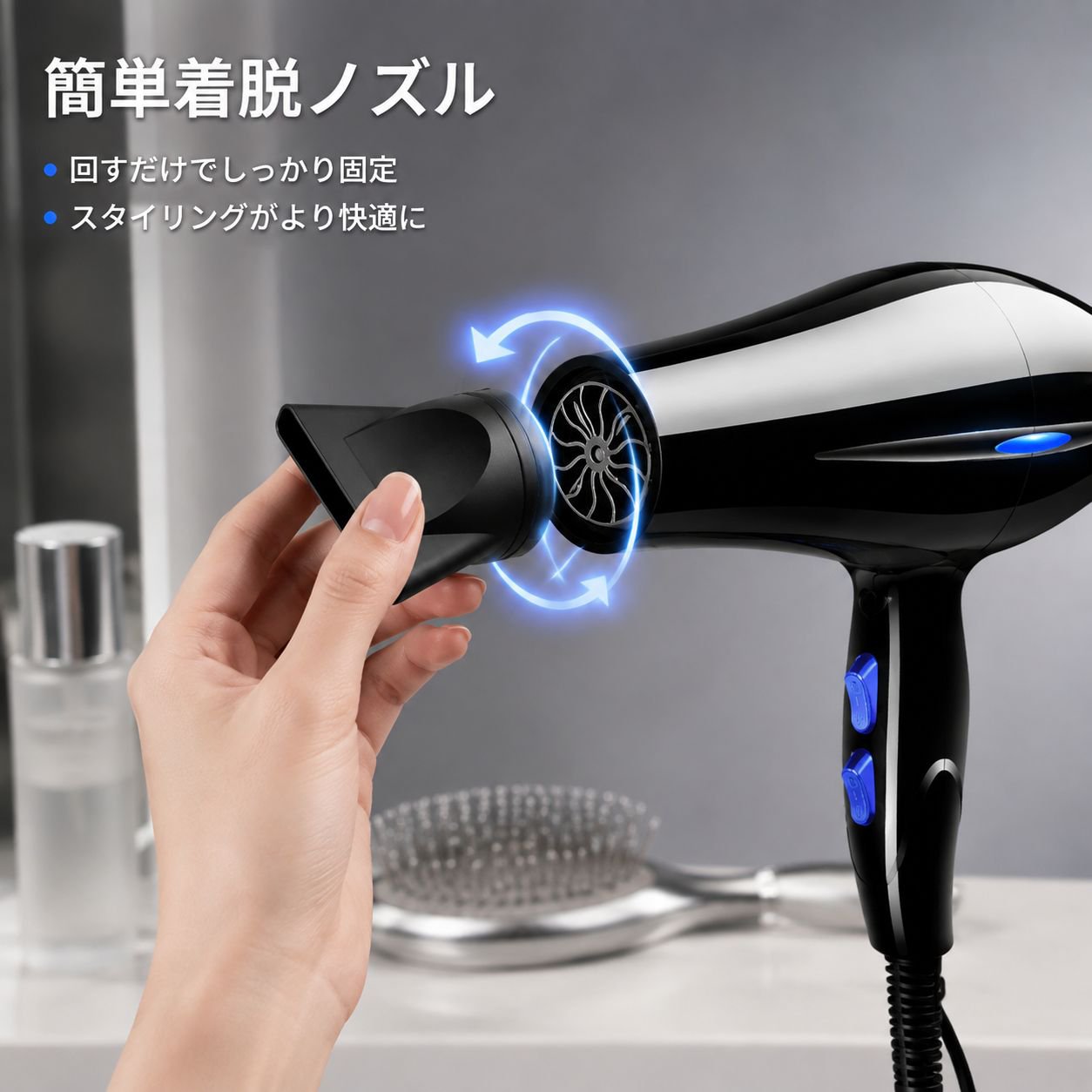 家庭用理髪店大風量ドライヤー 速乾