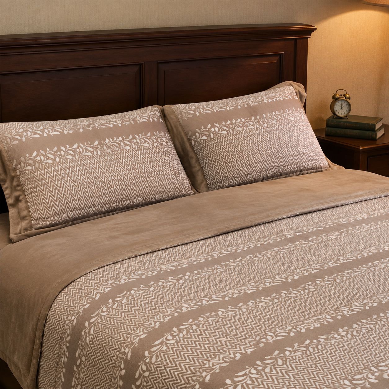 Ropa de cama elegante con motivos de cisne para dormitorio