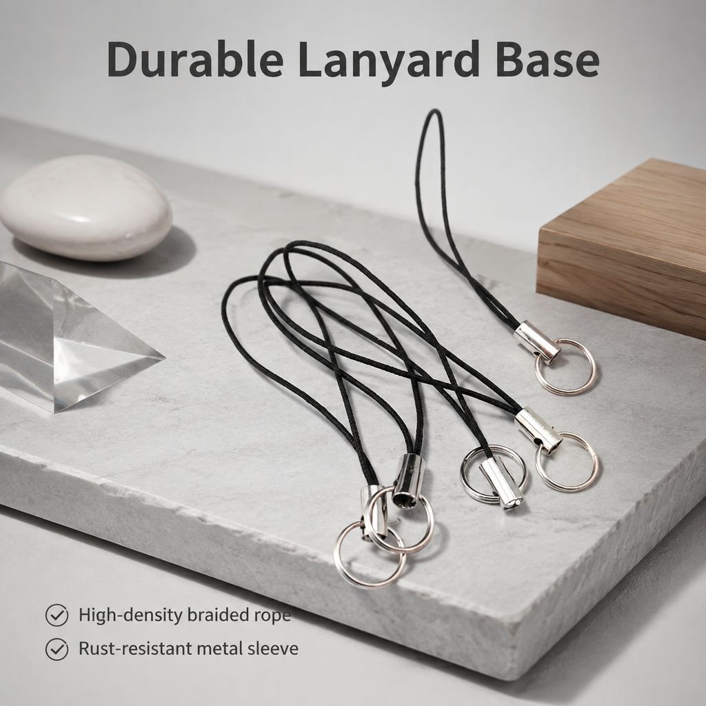 DIY Handmade Jewelry Double Ring Mobile Phone Rope Mobile Phone Accessories Jewelry Pendant Rope Jew
