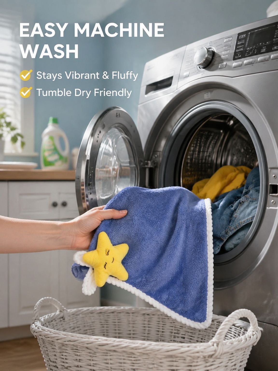 Cute cartoon children's quick drying ultra-fine fiber handkerchief