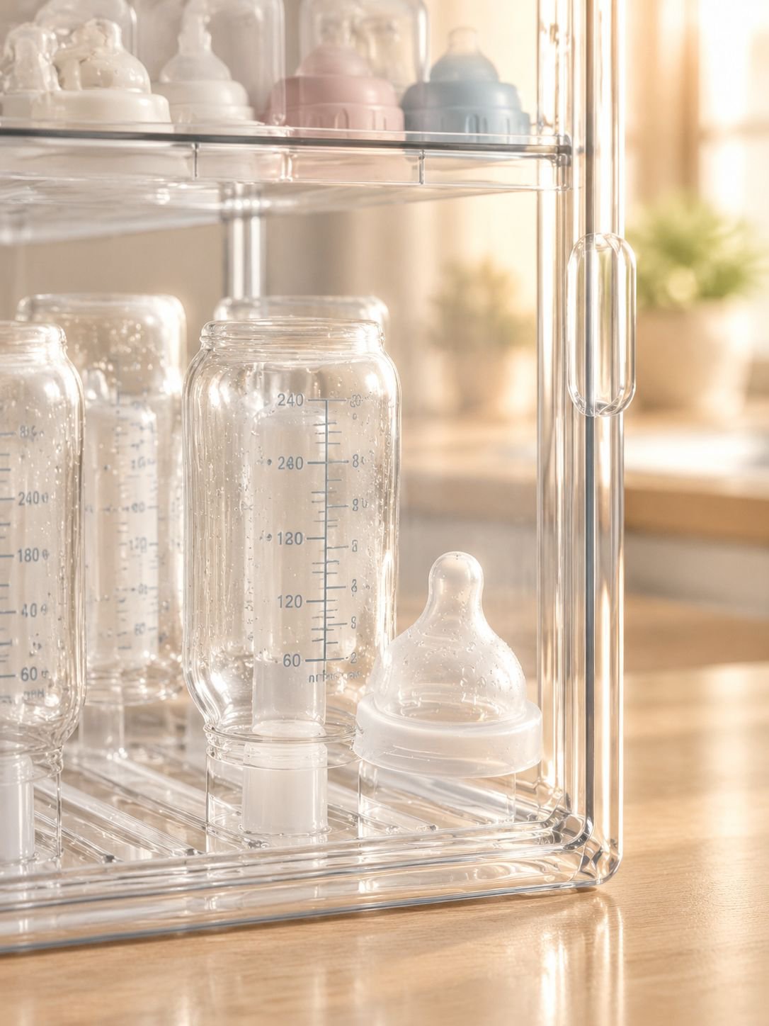 Rangement pratique pour accessoires d'alimentation et biberons de nourrisson