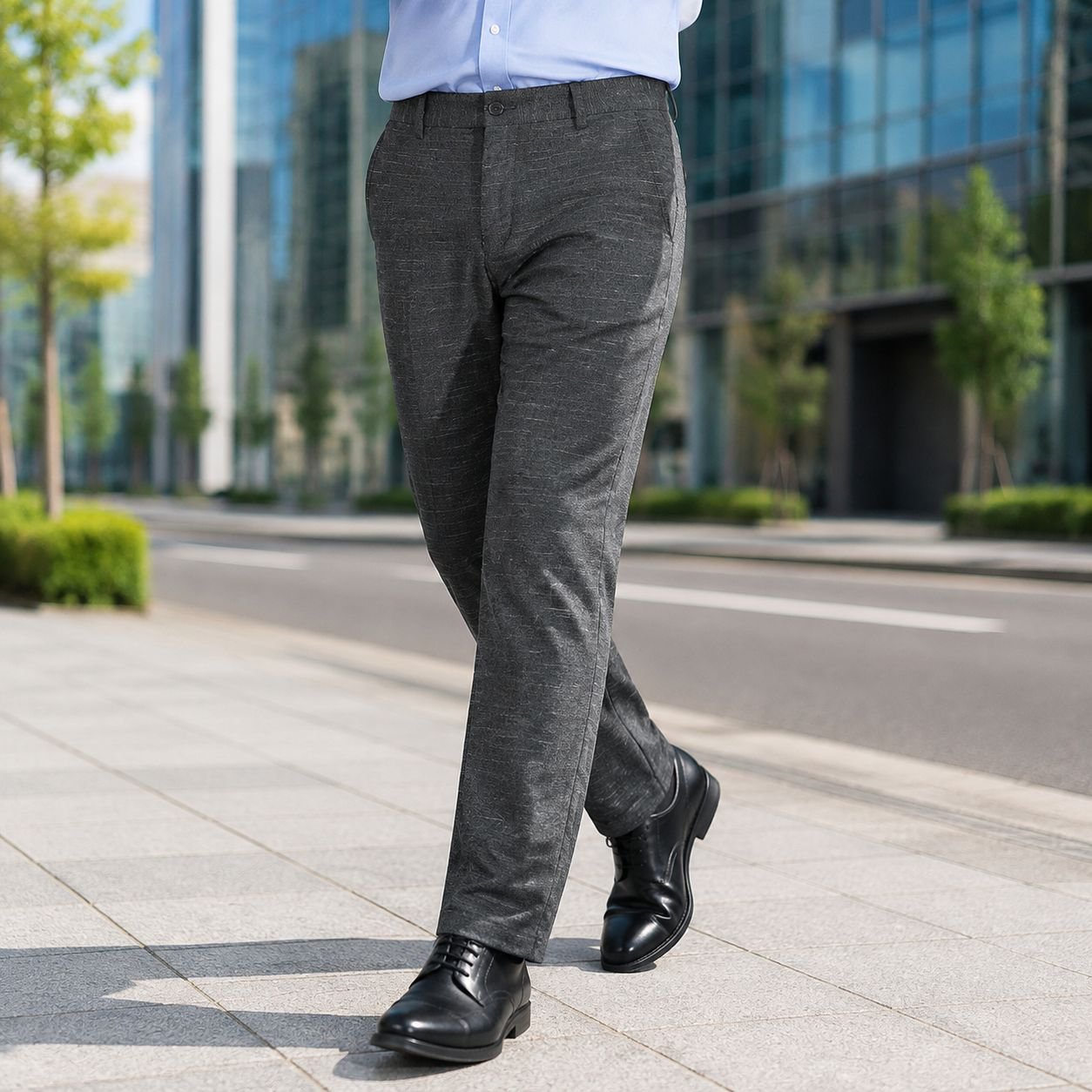 トレンディで万能な若者向け夏用メンズストレッチパンツ