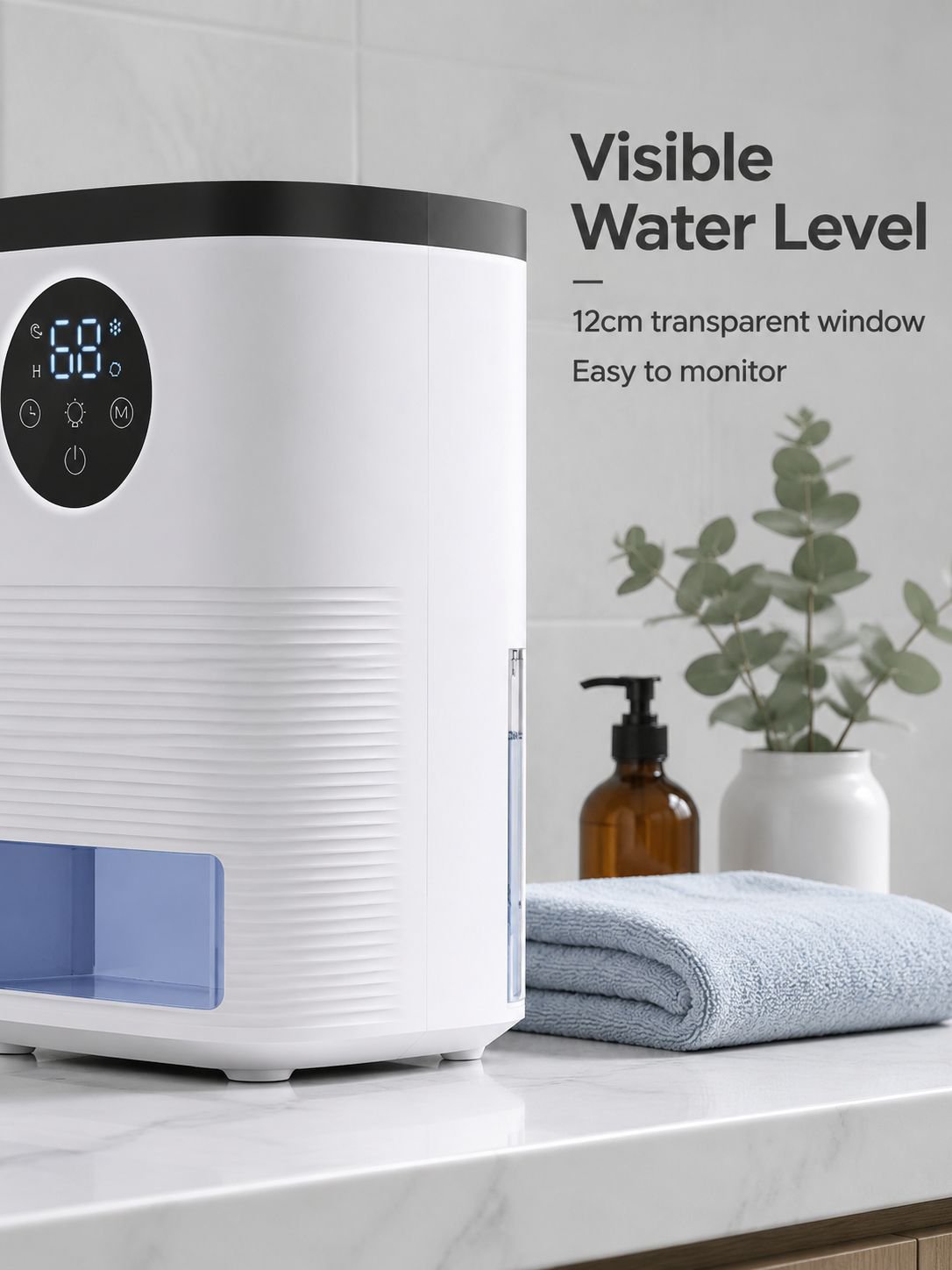 Household mini dehumidifier maintaining healthy air quality
