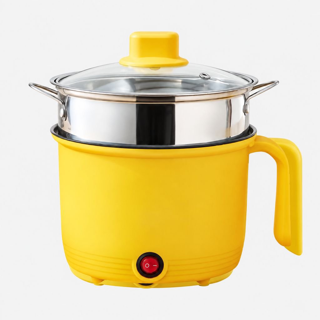 Little Yellow Duck Electric Cooker 1.8L Multifunctional Student Dormitory Noodle Cooker Electric Ste