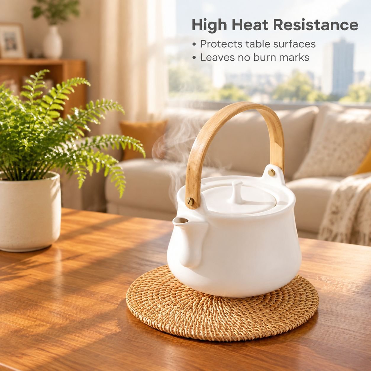 Handmade Rattan Coaster Heat Resistant Tea Ceremony Saucer Cup Bowl Pot Mat Wholesale