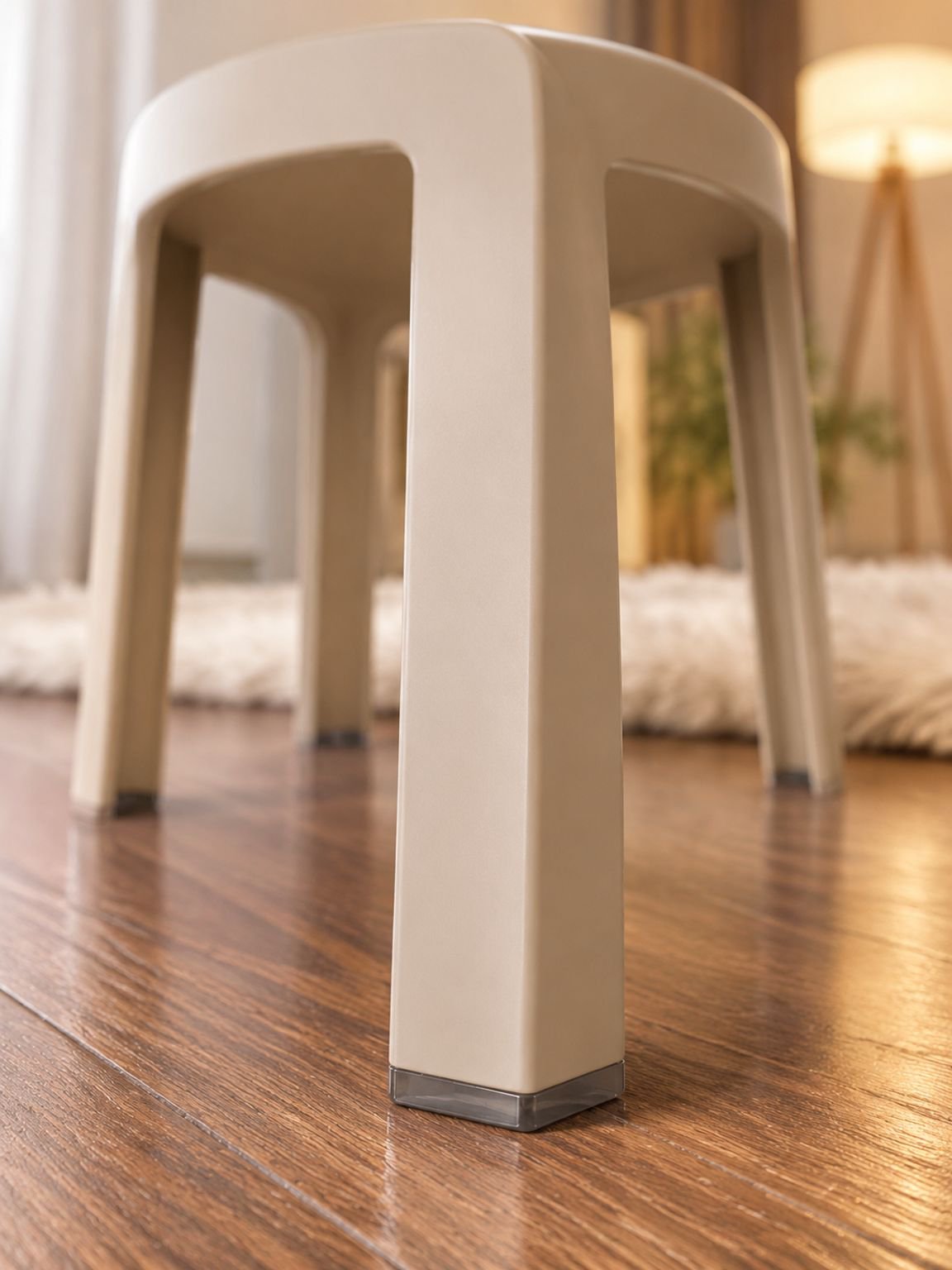 Modern Minimalist Plastic Stool for Home
