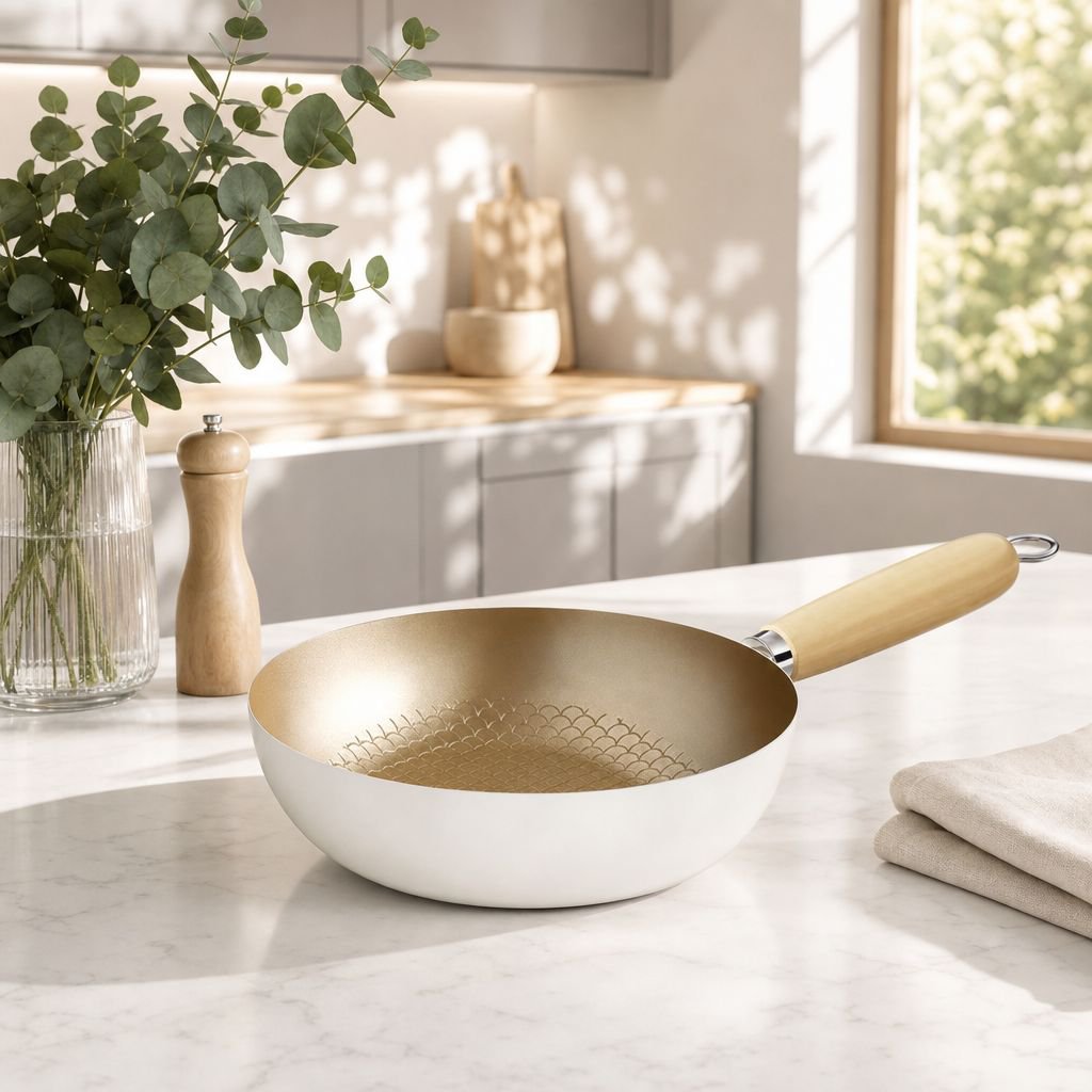 White Ceramic Non-Stick Skillet