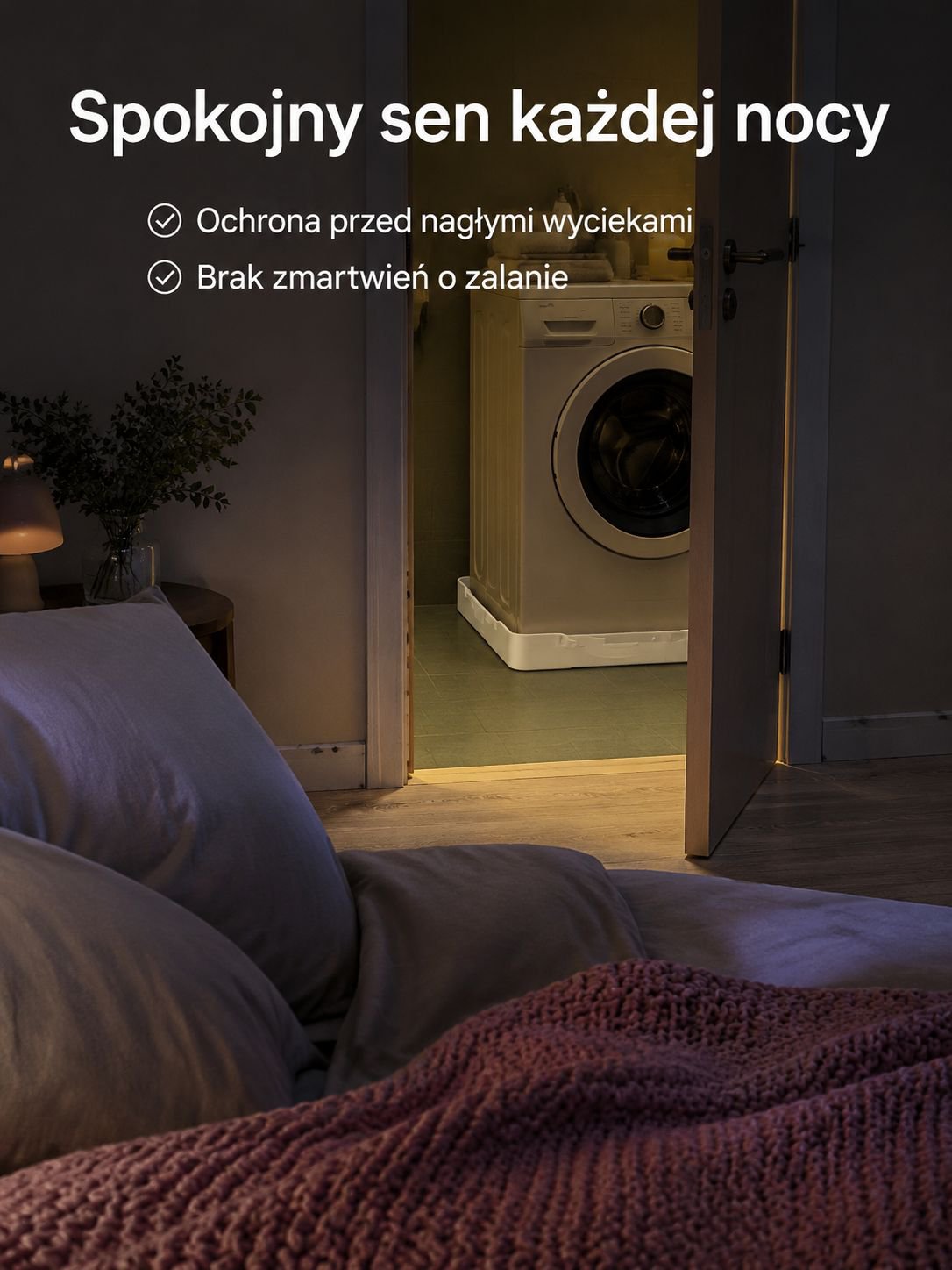 Taca ochronna pod pralkę zabezpieczająca przed zalaniem