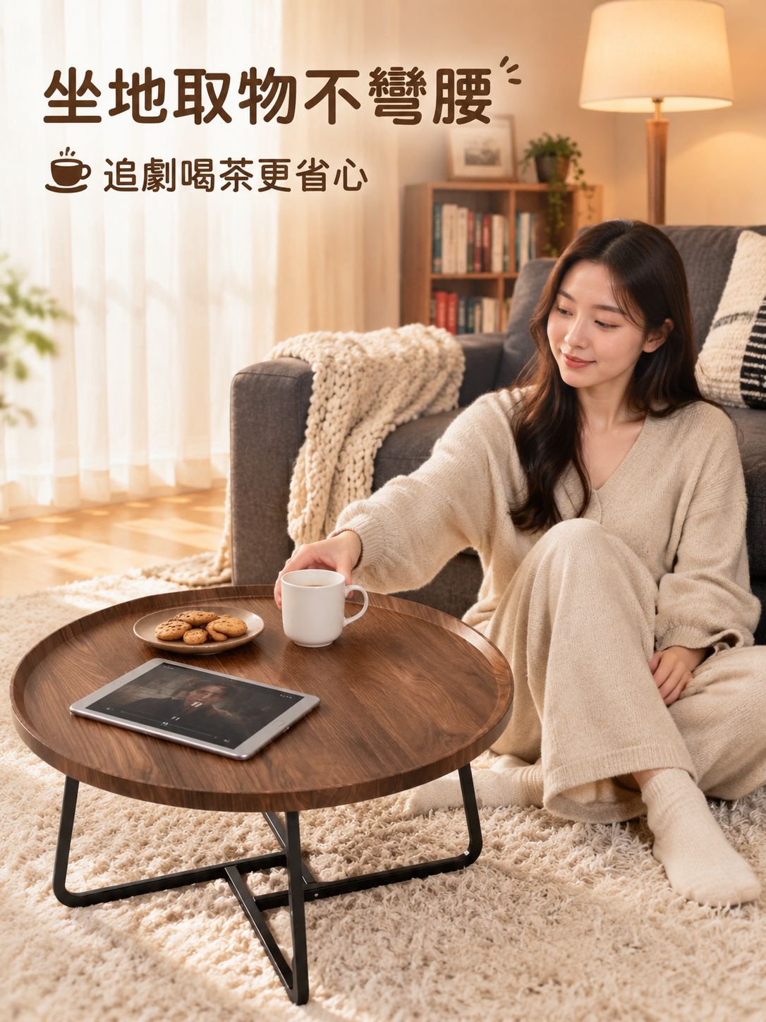 輕奢矮腳客廳茶几