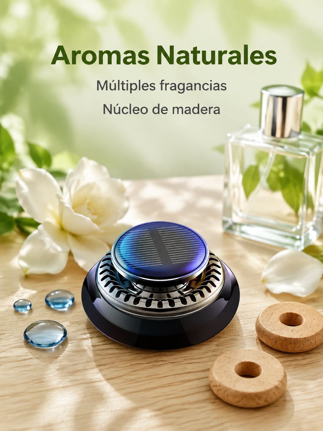 Aromaterapia solar para coche a prueba de nieve SL