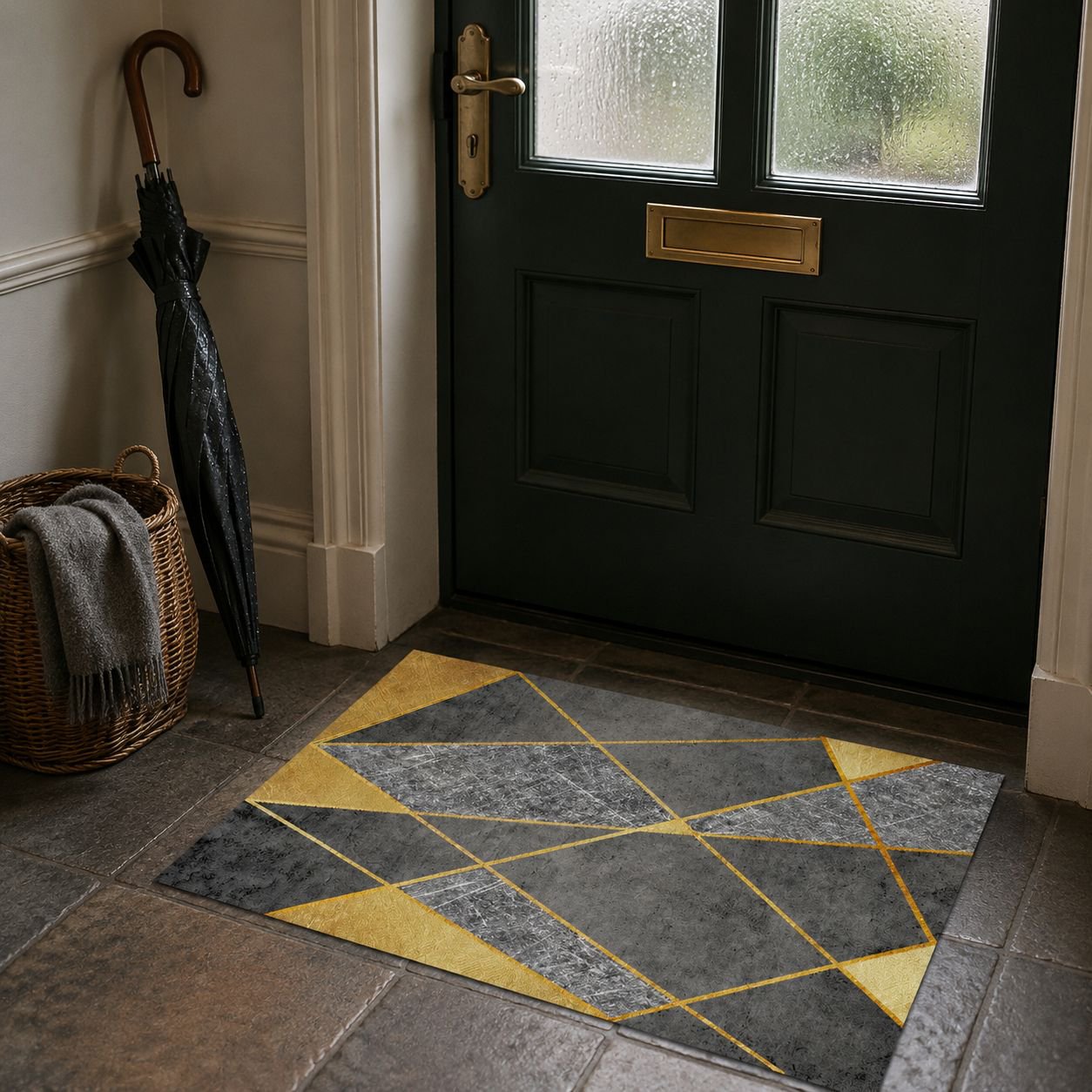 Easy-to-Clean Absorbent Kitchen Mat