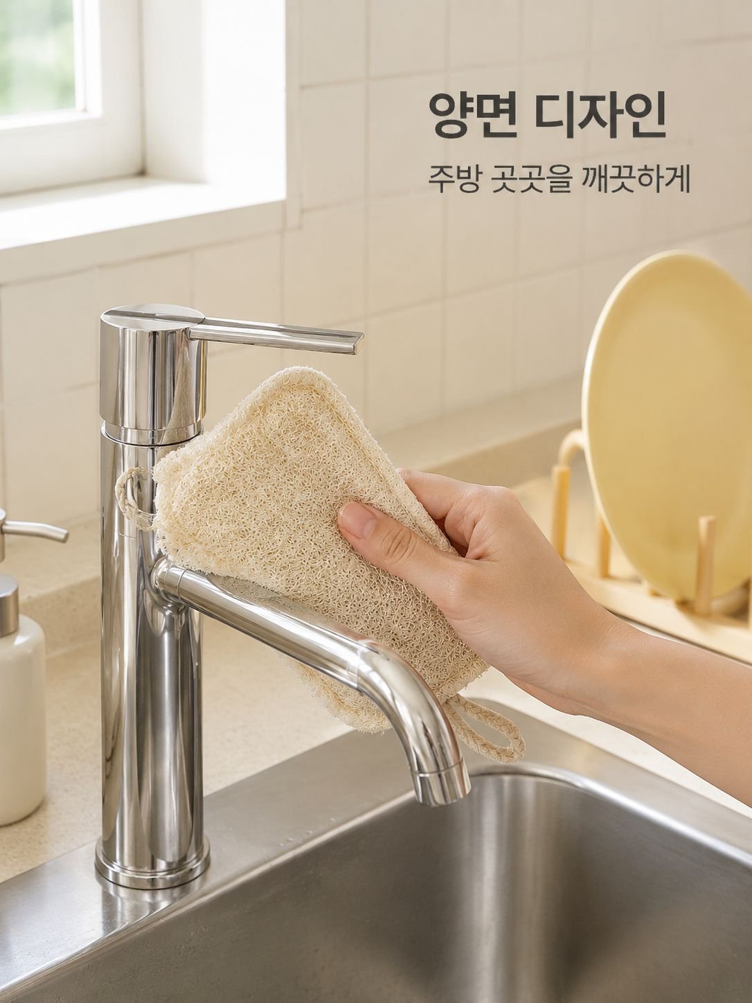 다양한 주방용품 세척에 사용된 예시