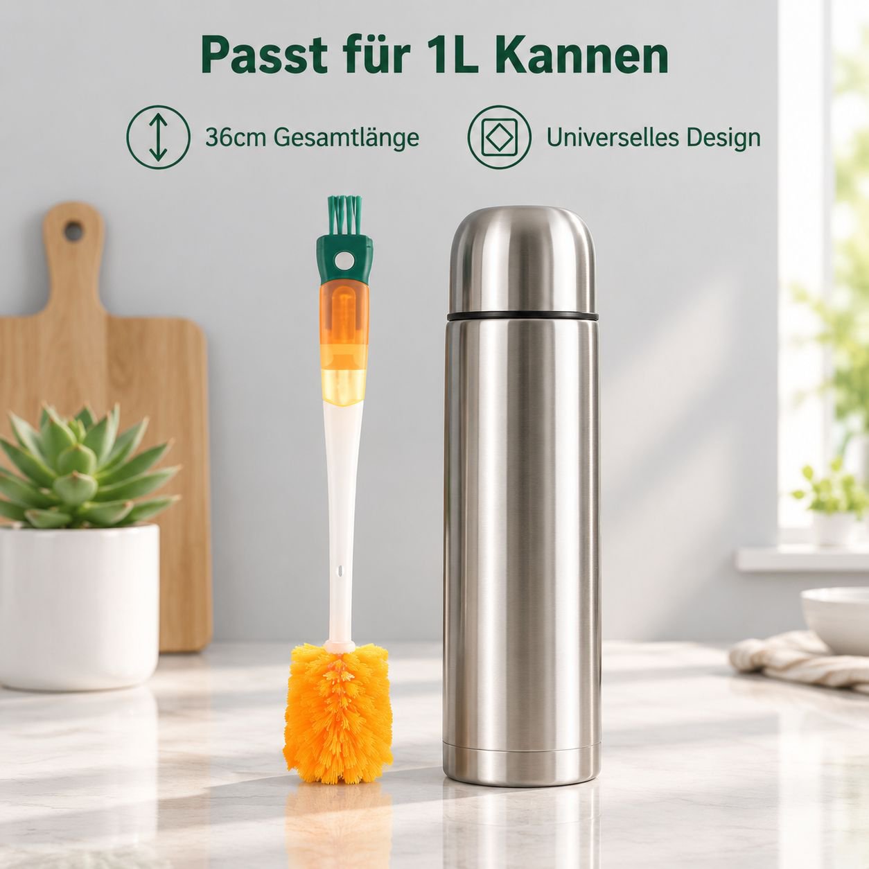 Multifunktionale 5-in-1-Becherbürste