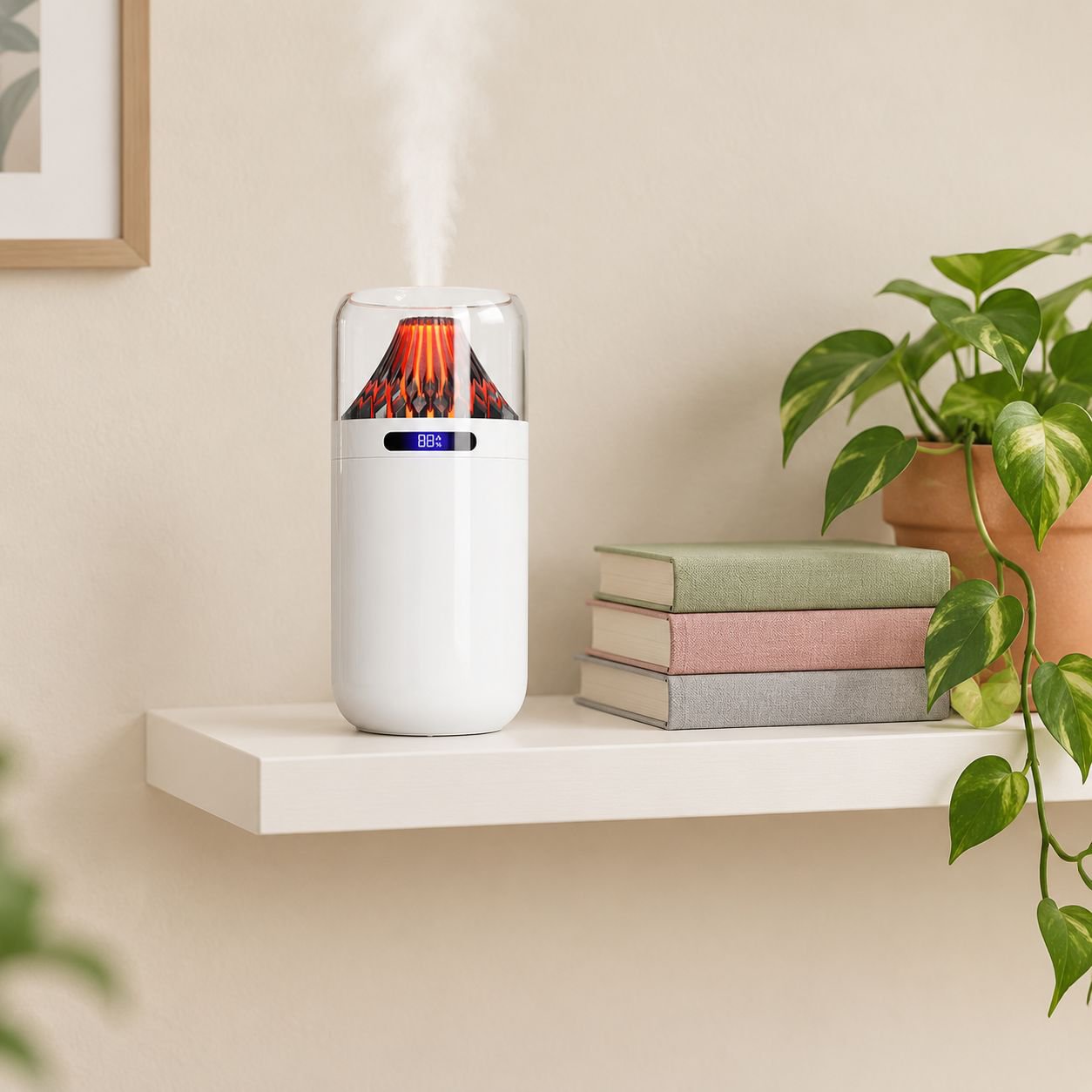 Silent Desktop Humidifier for Home and Office with Aromatherapy Function