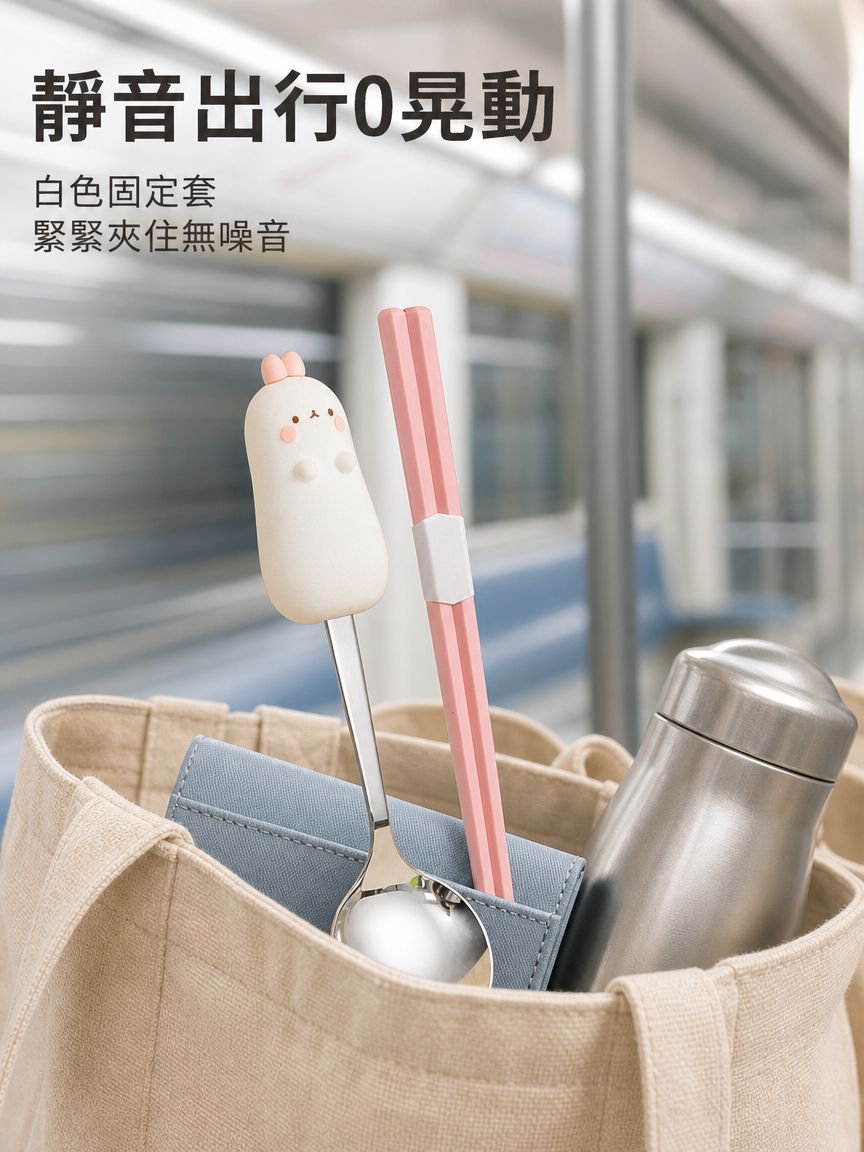 不鏽鋼便攜筷勺套裝