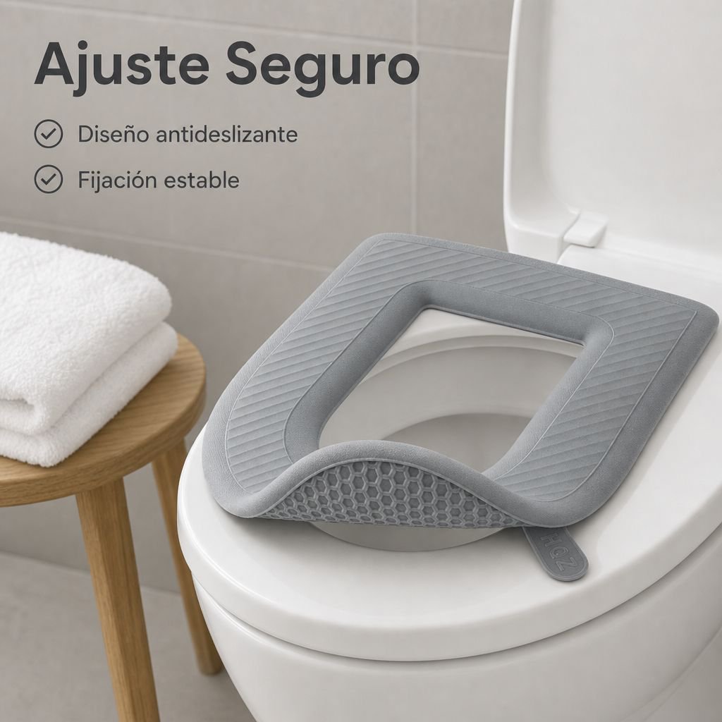 Cubierta de inodoro impermeable de silicona para uso doméstico, universal para todas las estaciones