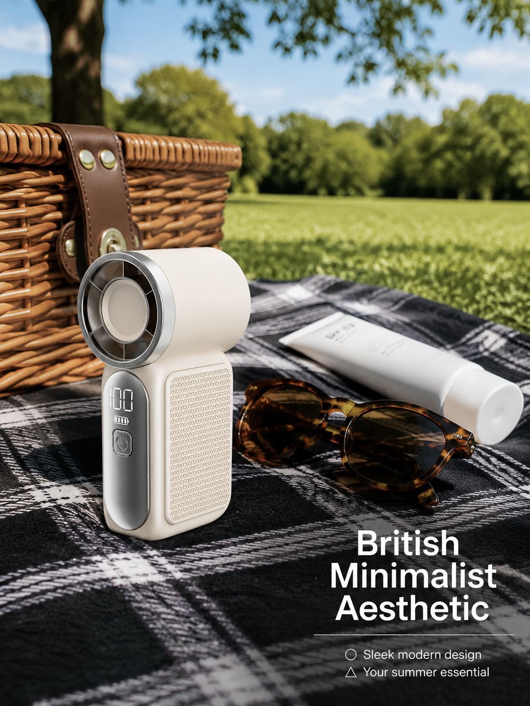 High-speed mini fan for travel and camping