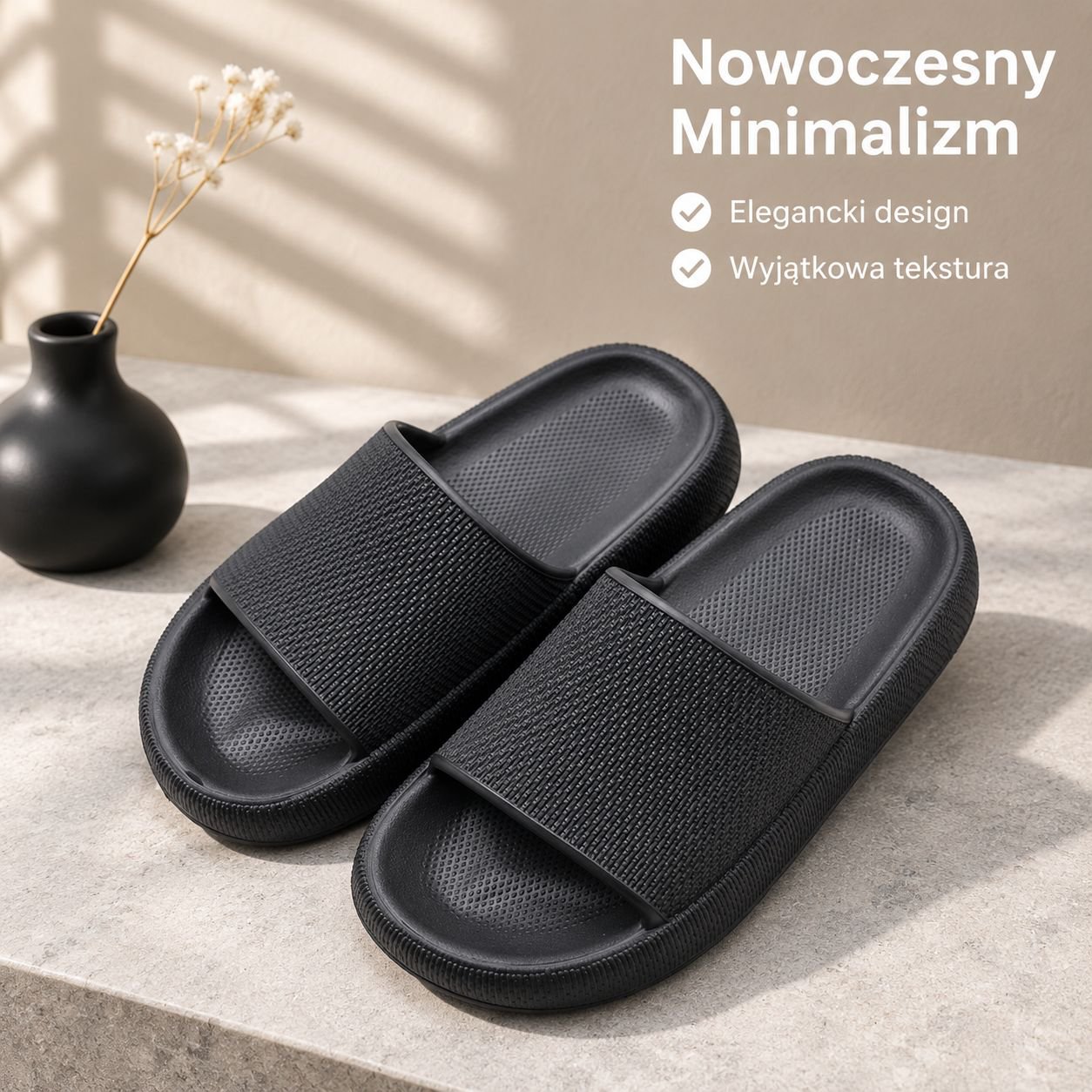 Letnie męskie klapki gumowe antypoślizgowe hurtowo, wodoodporne sandały
