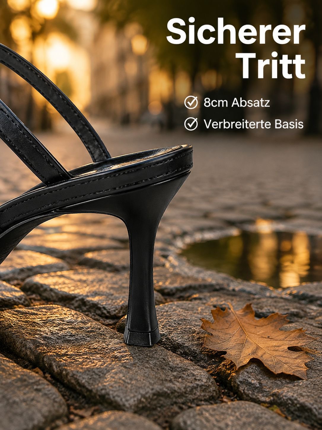  Modische High Heel Zehensandalen 