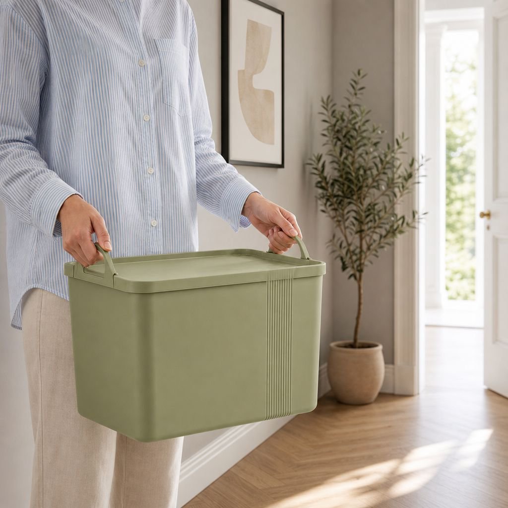 Boîte de rangement avec couvercle