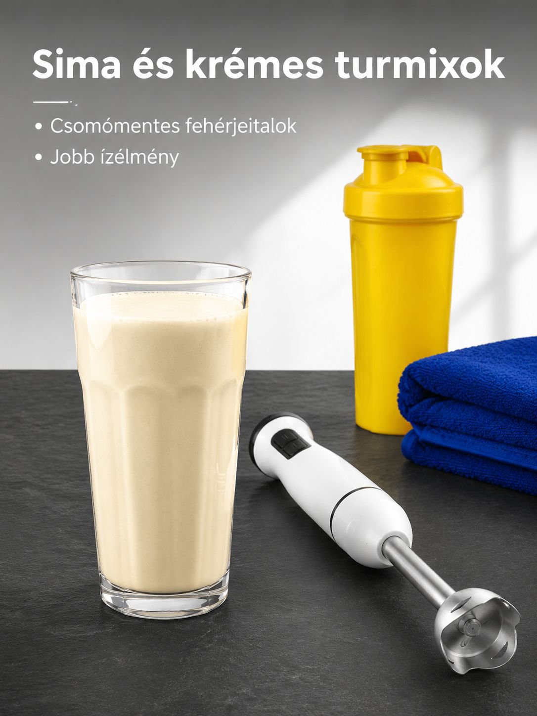Kompakt botmixer kis konyhákhoz