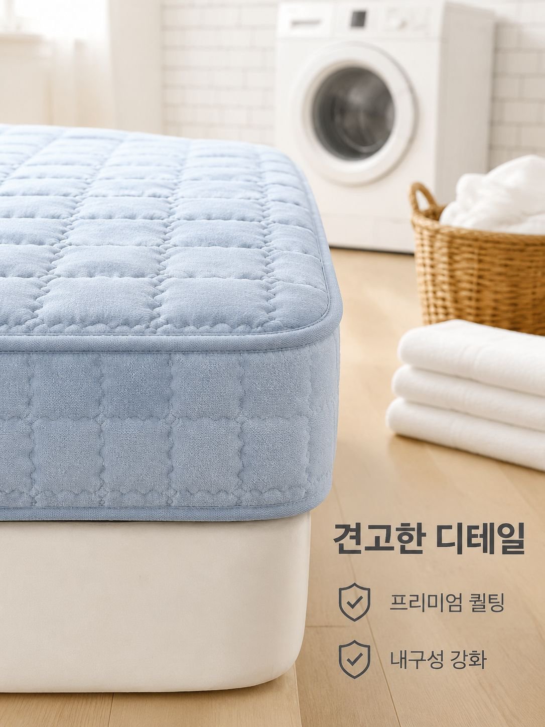대두 섬유 방수 매트리스 세트