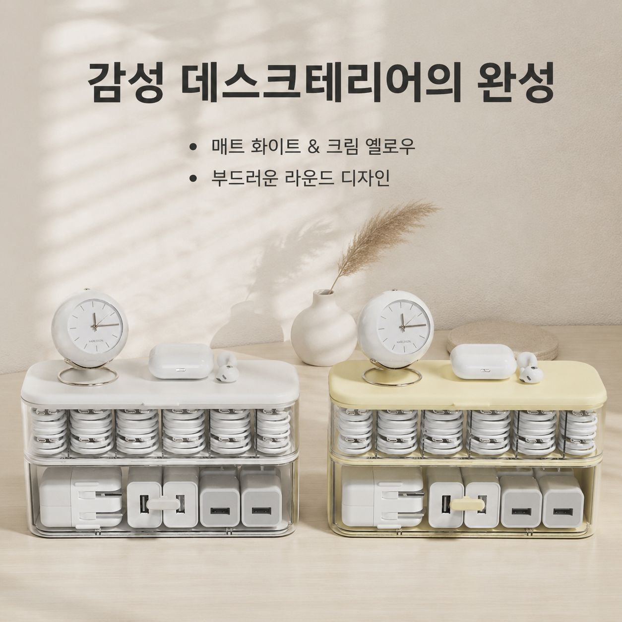 다기능 데스크탑 수납함