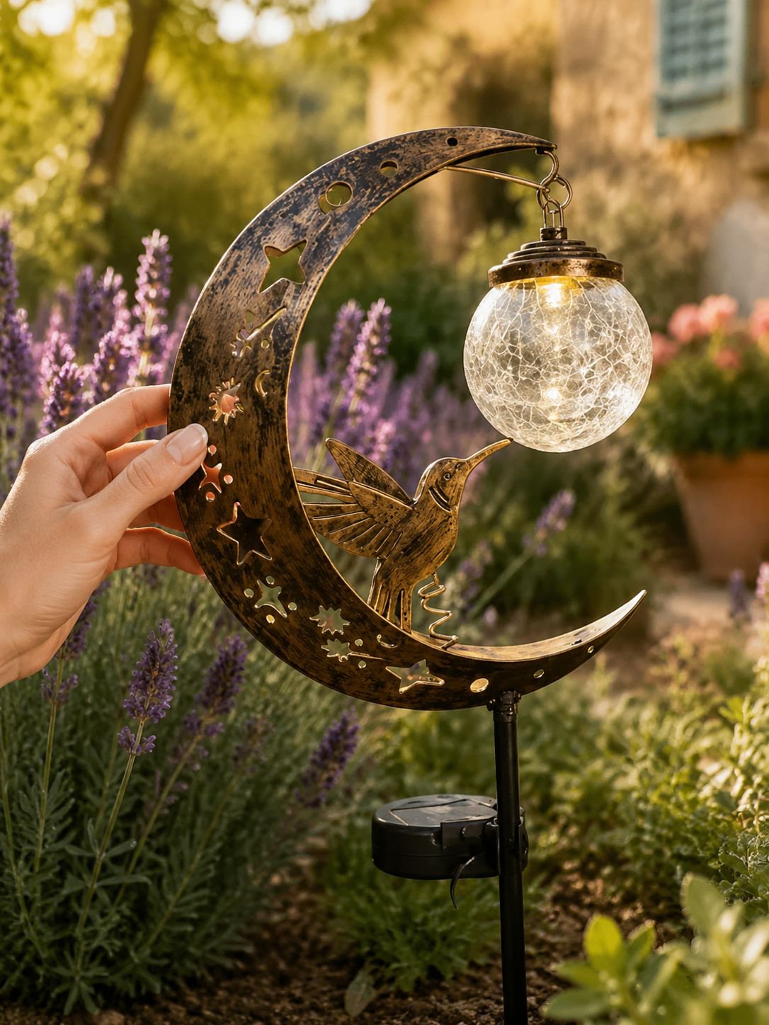 Lumière décorative solaire extérieure
