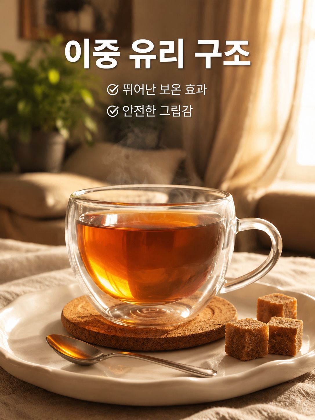 고급 커플 찻잔 세트 로맨틱한 티타임을 위한 선물