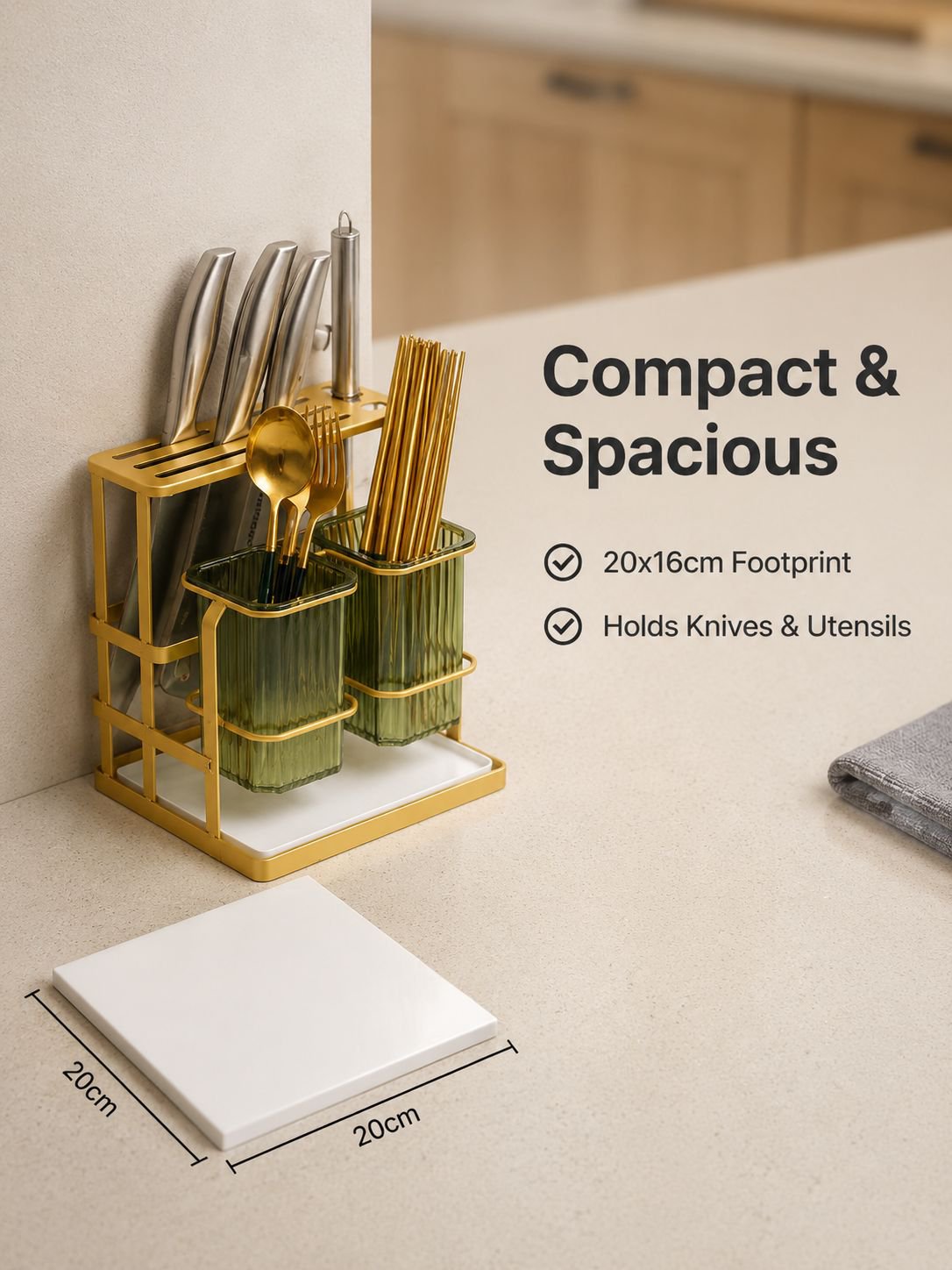 Light Luxury Multi-functional All-in-One Organizer