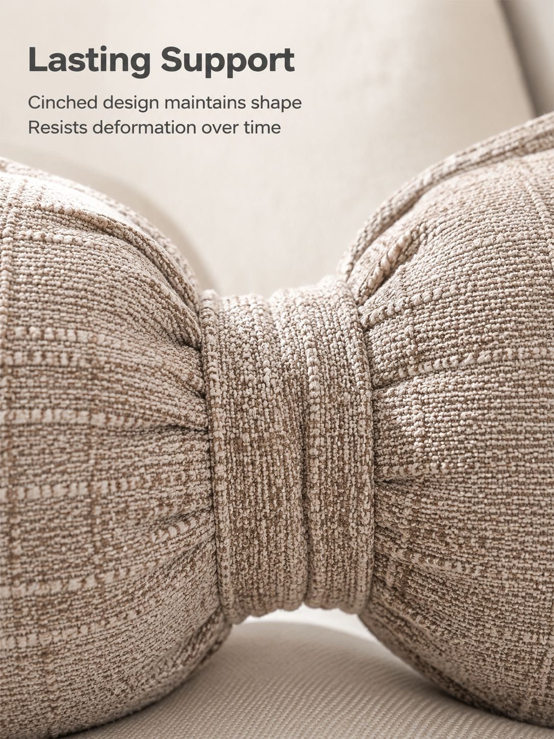 Soft and comfortable chenille cushion texture