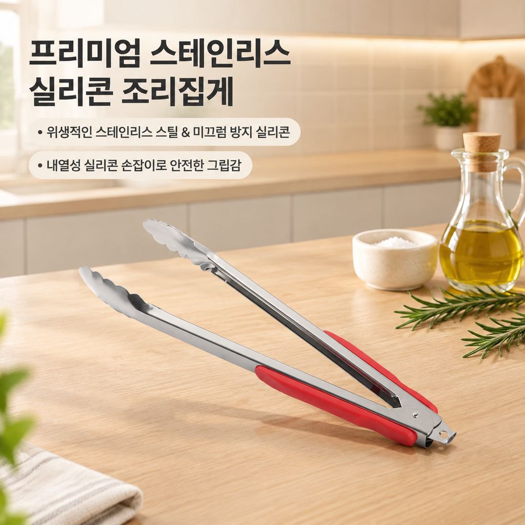 다기능 스텐 주방집게 고기 바베큐 빵 스테이크 음식 집게