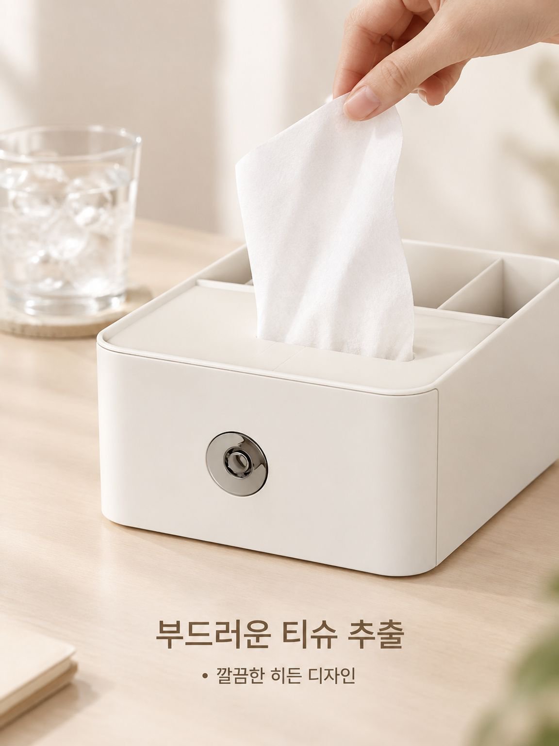 대형 캐비닛의 손잡이 장치