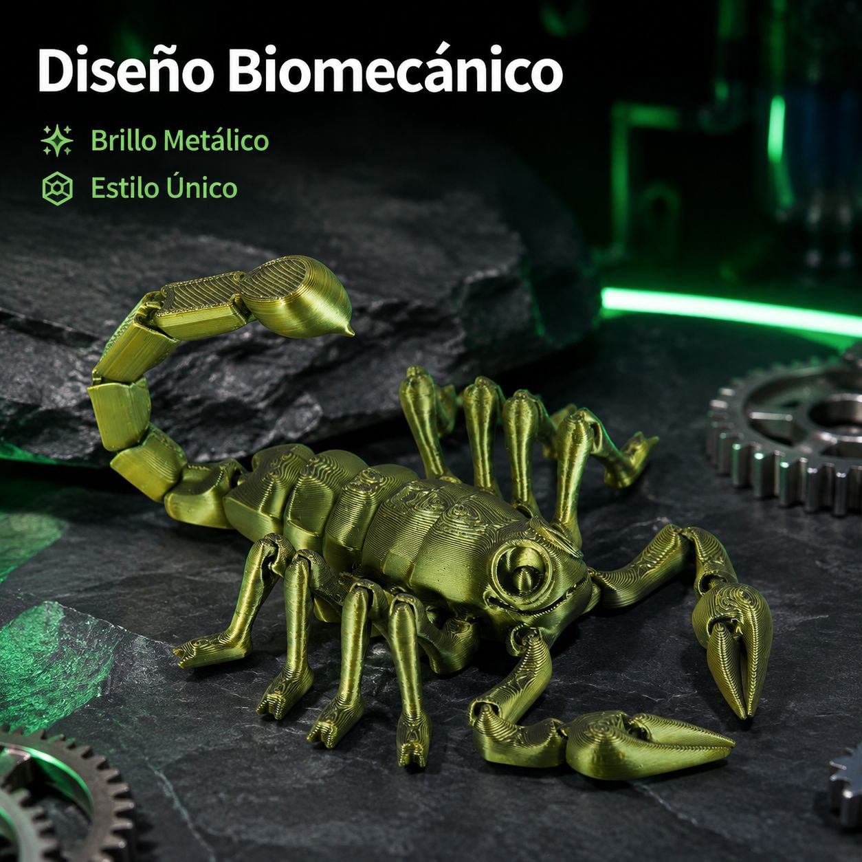 Escorpión impreso en 3D