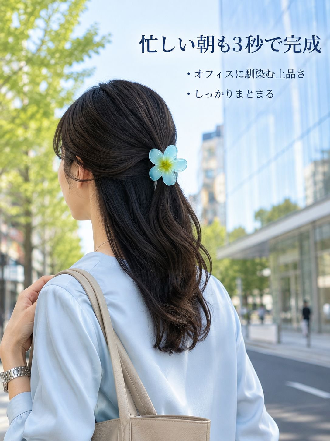 女性向けのカラフルなおしゃれなサメのヘアクリップ