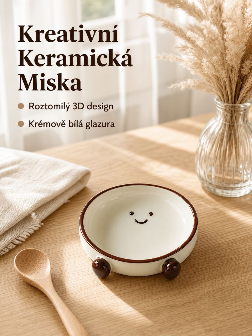Kreativní keramická miska