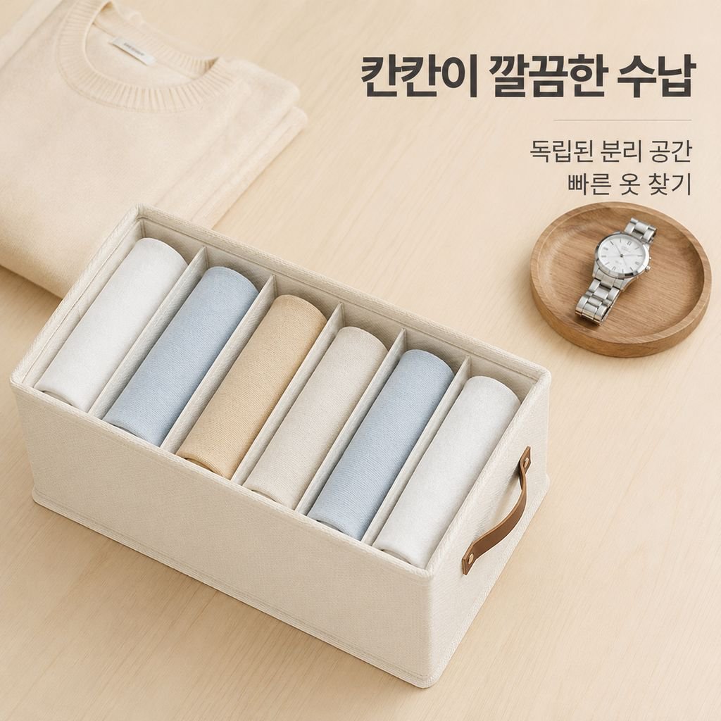 옥스포드 천 대용량 의류 수납함
