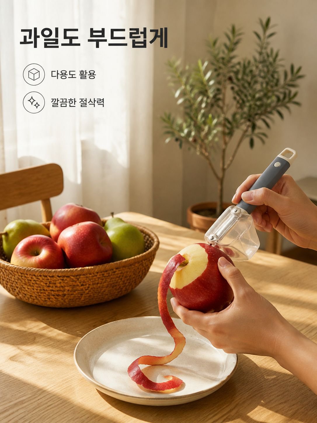 과일 야채 필러 스테인리스 손잡이 주방 용품
