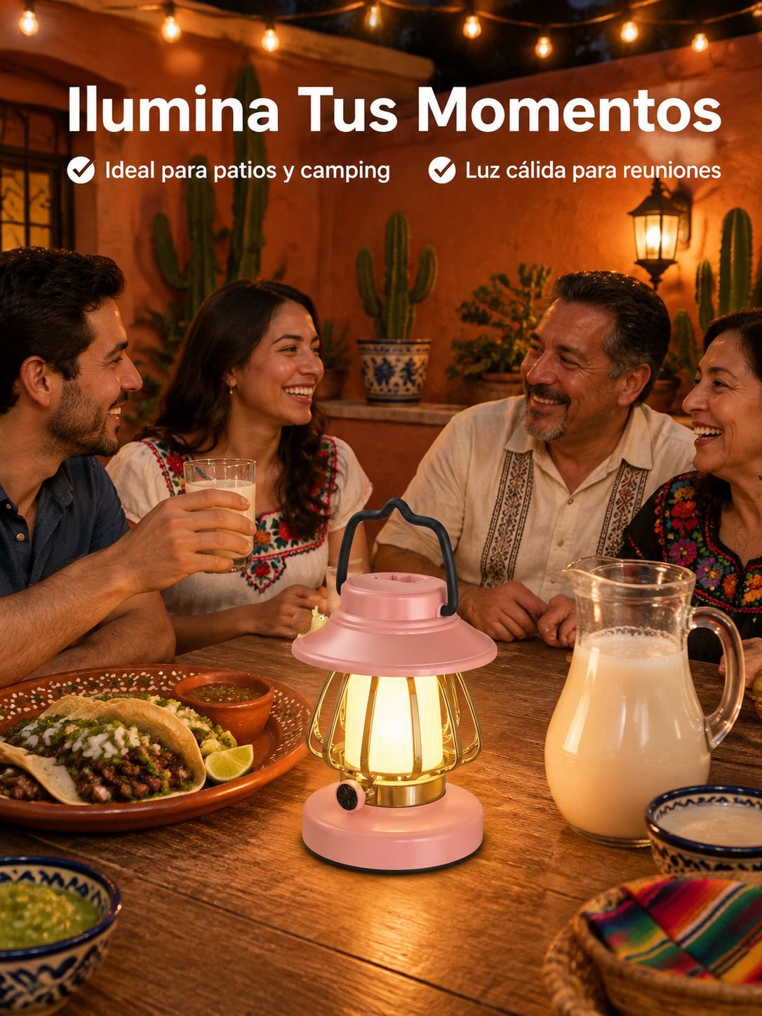 Lámpara portátil para acampar