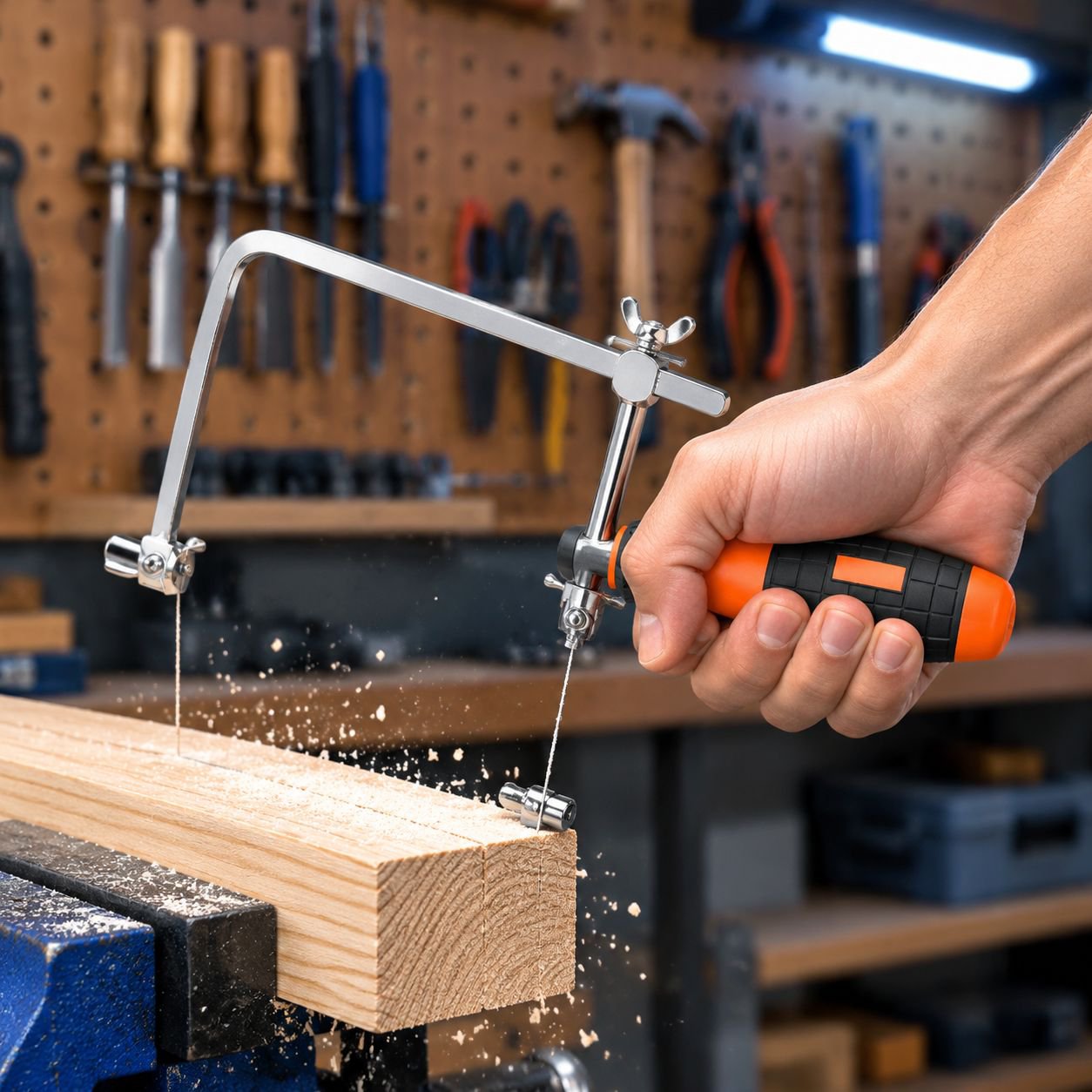 Mini sierra mágica de bricolaje para carpintería y corte de alambre