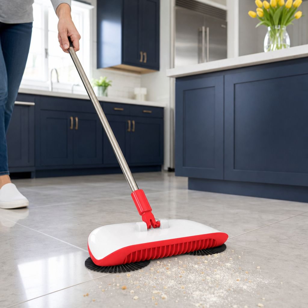 Aspiradora doméstica con barredora innovadora