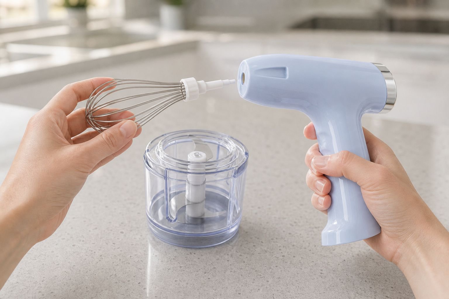 Electric blender blending fresh fruits