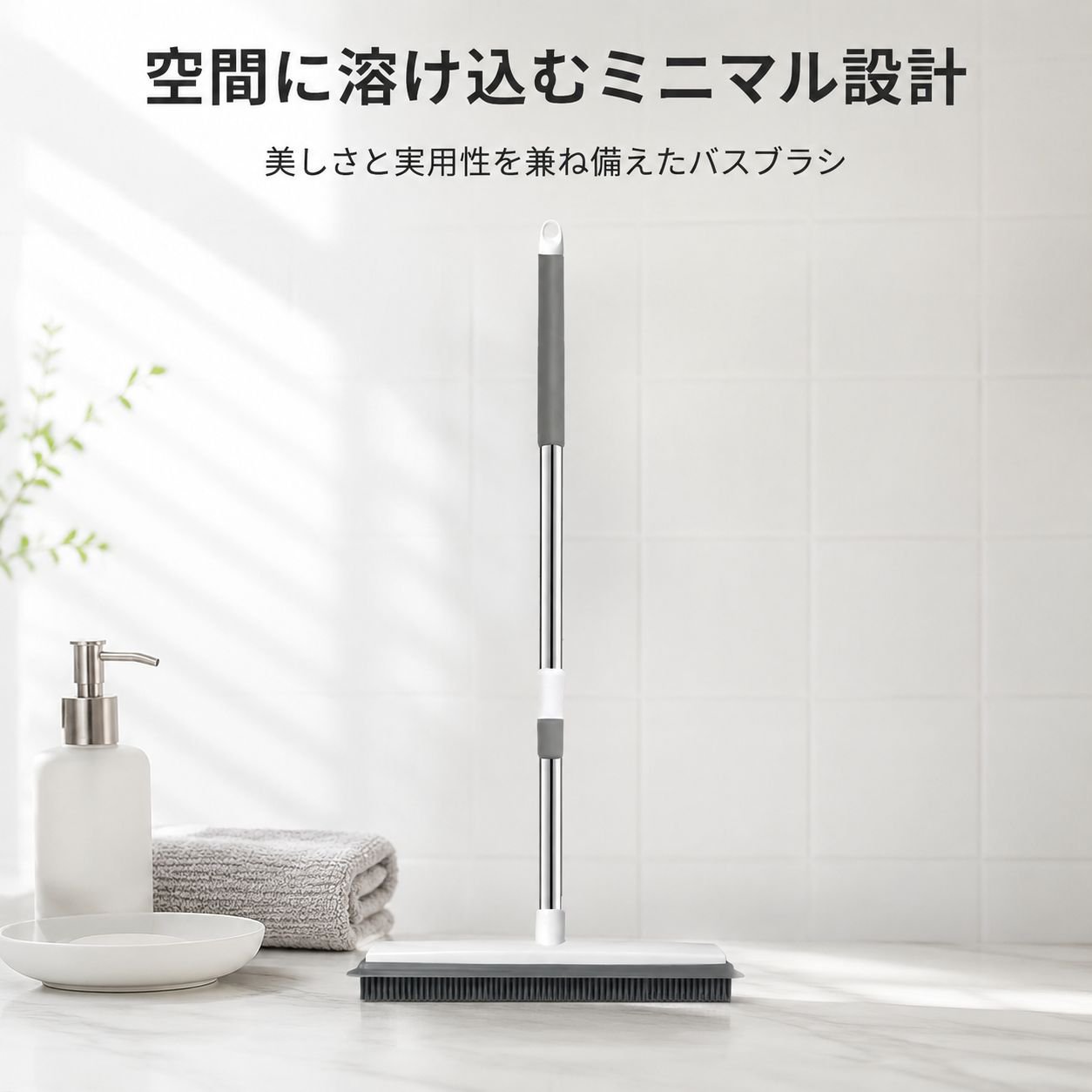 床掃除用タイル・フロアシリコンブラシ
