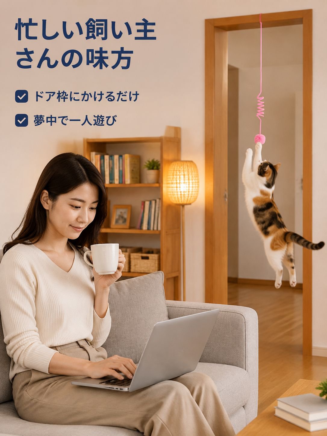 猫用ぬいぐるみじゃらし